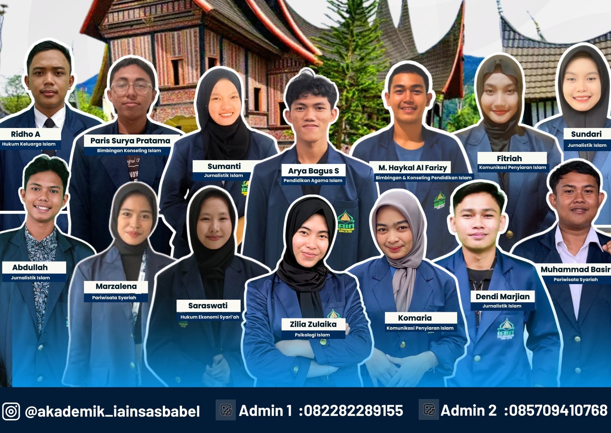 Dua Mahasiswi KPI IAIN SAS Babel Jadi Delegasi SEIBA Internasional di Padang