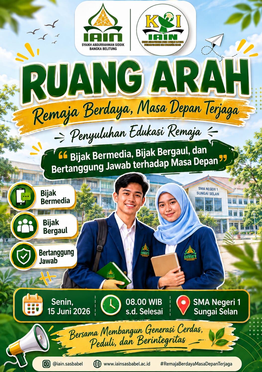 Seminar Edukasi di SMAN 1 Sungai Selan