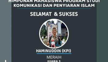 Haminudin Sabet Juara I KTIQ Putra pada MTQH Kabupaten Bangka 2023 Mewakili FDKI IAIN SAS Babel